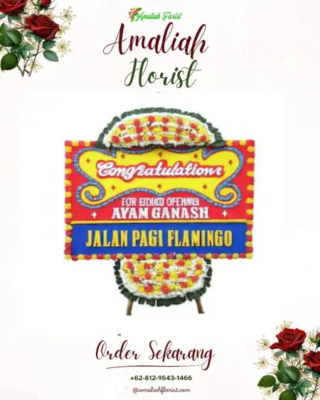Sewa Papan Bunga 8 Ulu